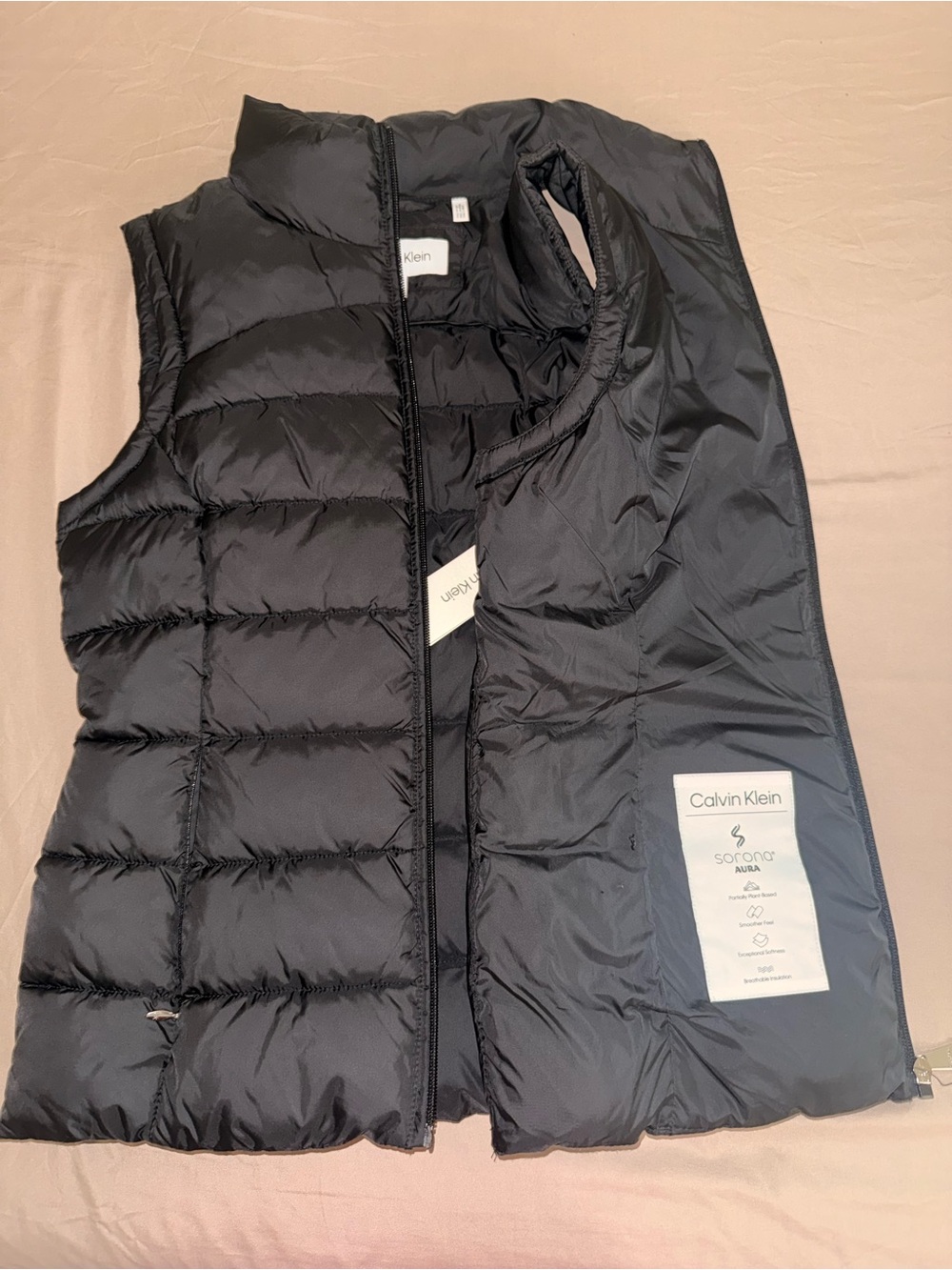Calvin Klein Black Quilted Puffer Vest